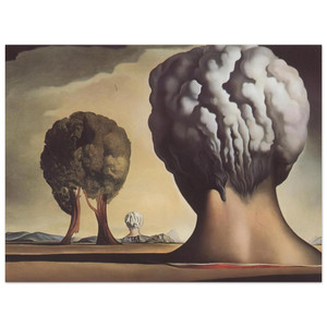 Salvador Dali  HREE SPHINXES OF BIKINI Aluminum Print