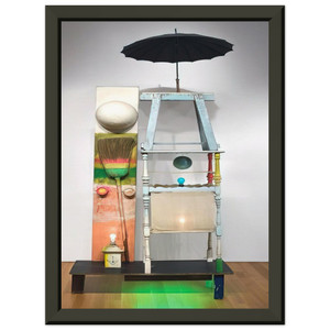 Robert Rauschenberg  THE TOWER 1957 Premium Metal Framed Art Print / Poster