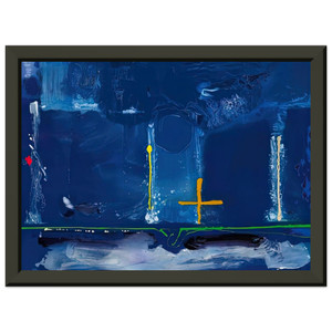 Helen Frankenthaler  Sister Sky 1991 Premium Metal Framed Art Print / Poster