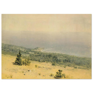 Arkhyp Kuindzhi View of beach and sea from mountains Crimea Art Print