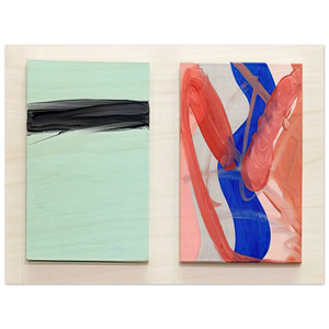 Michel Majerus  Untitled  1996 N3 Wood Print