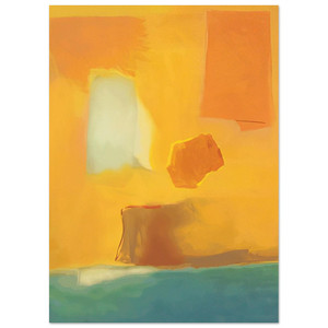 Esteban Vicente  UNTITLED 1985 N2 Fine Art Poster / Art Print