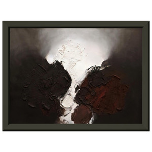 Luis Feito  210 B 1960 Premium Metal Framed Art Print / Poster