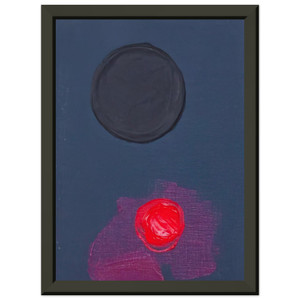 Luis Feito  BAS 1974 Premium Metal Framed Art Print / Poster