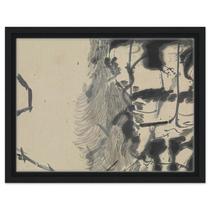 Helen Frankenthaler  New York Bamboo 1957 Framed Canvas