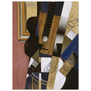 Juan Gris  GUITAR AND PIPE 1913 Aluminum Print