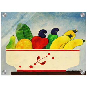 Aldemir Martins  Cesta Com Frutas  1998 Acrylic Print