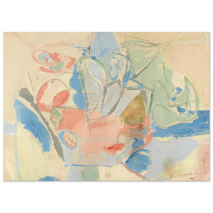 Helen Frankenthaler  Mountains and Sea 1952 Fine Art Poster / Art Print