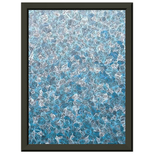 Yayoi Kusama  SEA 2005 Premium Metal Framed Art Print / Poster