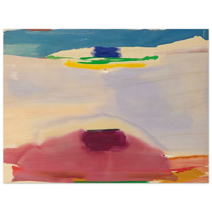 Helen Frankenthaler  Leveling  1973 Wood Print