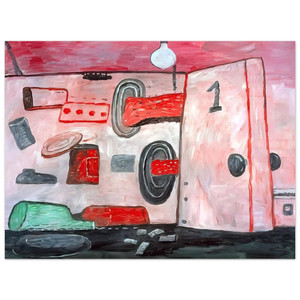 Philip Guston  INSIDE OUTSIDE 1977 Aluminum Print