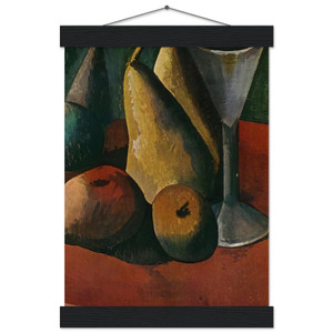 Pablo Picasso  Glass and fruits Museum-Quality Matte Paper Poster with Hanger