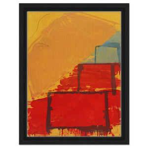 John Hoyland  Trickster  1979 Framed Canvas