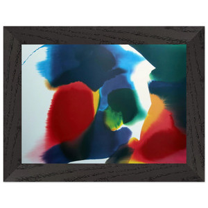 Paul Jenkins  Phenomena Sherman Vortex Premium Wooden Framed Art Print / Poster