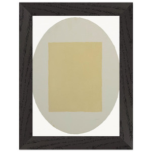 Robert Ryman Untitled Aquatints Premium Wooden Framed Art Print / Poster