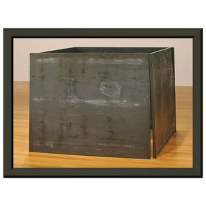 Richard Serra ONE TON PROP HOUSE OF CARDS 1969 Metal Framed Art Print