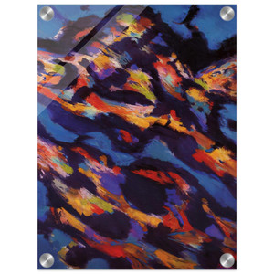 Alfred Manessier Le Torrent vert Hommage Unamuno 1965 Acrylic Print