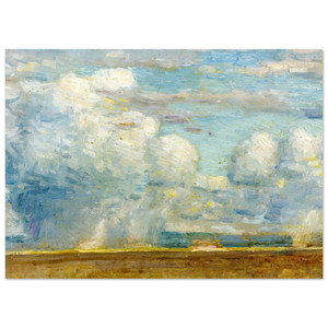 Childe Hassam Clouds Rain Clouds Oregon Desert Fine Art Poster / Art Print