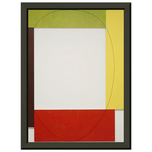 Robert Mangold FOUR COLOR FRAME PAINTING 5 PARASOL UNIT 1984 Art Print