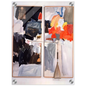 Robert Rauschenberg  STUDIO PAINTING 1961 Acrylic Print