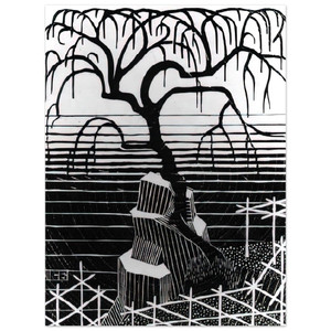 MC Escher  TREE 1926 Aluminum Print