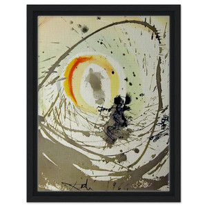 Salvador Dali  MULIER AMICTA SOLE 1967 Framed Canvas