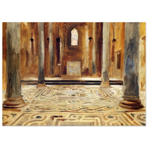 John Singer Sargent  A Mosque Cairo Fine Art Poster / Art Print