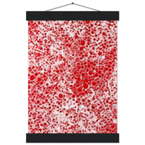 Yayoi Kusama BEYOND THE END OF THE CENTURY 1987 Poster with Hanger