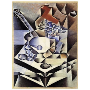 Juan Gris  STILL LIFE WITH FLOWERS 1912 Wood Print