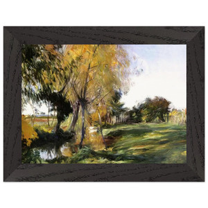John Singer Sargent Landscape at Broadway Wood Framed Art Print/Poster