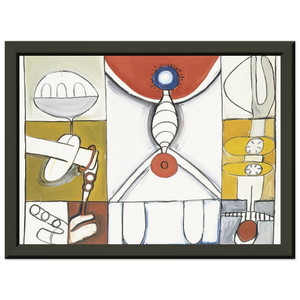 Eva Hesse  UNTITLED 1965 2 Premium Metal Framed Art Print / Poster