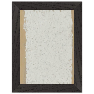 Robert Ryman  Enter Premium Wooden Framed Art Print / Poster