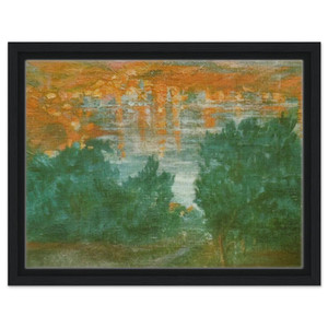 Salvador Dali  LANDSCAPE CADAQUES Framed Canvas