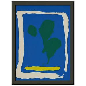 Helen Frankenthaler  Air Frame  1965 Premium Metal Framed Art Print / Poster