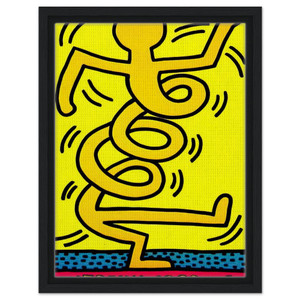 Keith Haring  MONTREUX 1983 N1 Framed Canvas