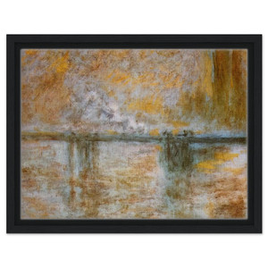 claude monet  Charing Cross Bridge 3 Framed Canvas