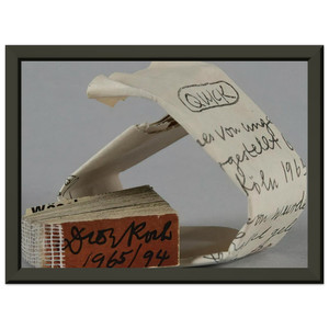 Dieter Roth  Quick  1965 Premium Metal Framed Art Print / Poster