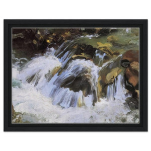 John Singer Sargent  A Mountain Stream Tyrol Framed Canvas