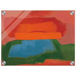 Esteban Vicente  NUMBER 2 1967 Acrylic Print