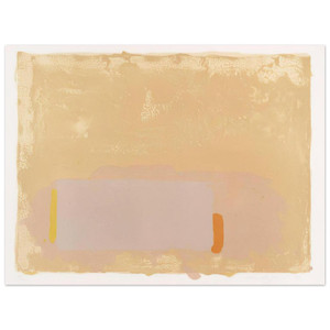 John Hoyland  BrownBeigePink  1971 Aluminum Print