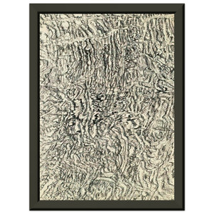 Henri Michaux  DESSIN MESCALINIEN 1958 Premium Metal Framed Art Print / Poster