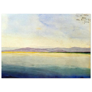 MC Escher  THE SEA AT THE MOUTH OF THE EBRO Fine Art Poster / Art Print