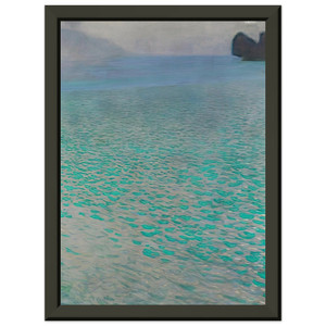 Gustav Klimt  ATTERSEE 1900 Premium Metal Framed Art Print / Poster