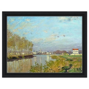 claude monet  Argenteuil The Seine Framed Canvas