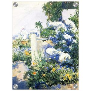 Childe Hassam  Garden by the Sea Isles of Shoals Acrylic Print