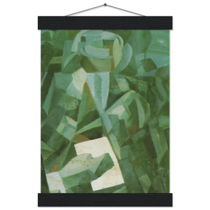 Dali Cubist Portrait Museum-Quality Matte Paper Poster with Hanger