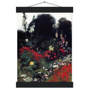 John Singer Sargent Corner of a Garden Museum-Quality Matte Poster with Hanger