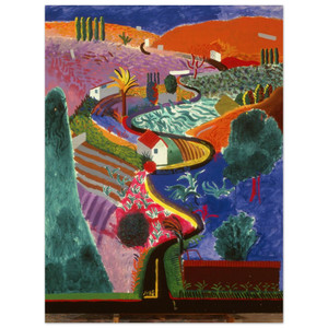 David Hockney  David Hockney N17 Wood Print