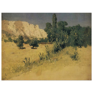 Arkhyp Kuindzhi  Crimea Yayla Wood Print