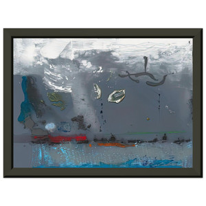 Helen Frankenthaler  Vespers 1992 Premium Metal Framed Art Print / Poster